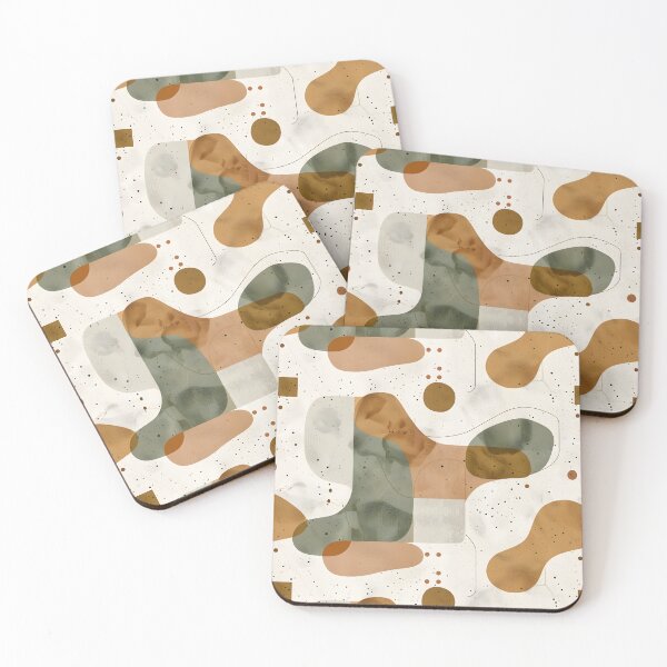 Item preview, Abstract Geometric Patterns with Earthy Tones designed and sold by palaco210.