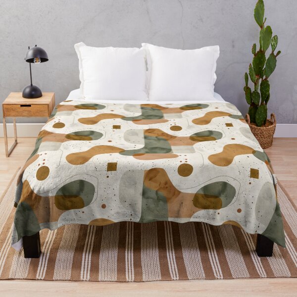 Item preview, Abstract Geometric Patterns with Earthy Tones designed and sold by palaco210.