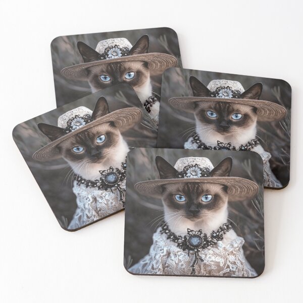 Item preview, Chic Boho Siamese Cat designed and sold by Nocturne  Paws.