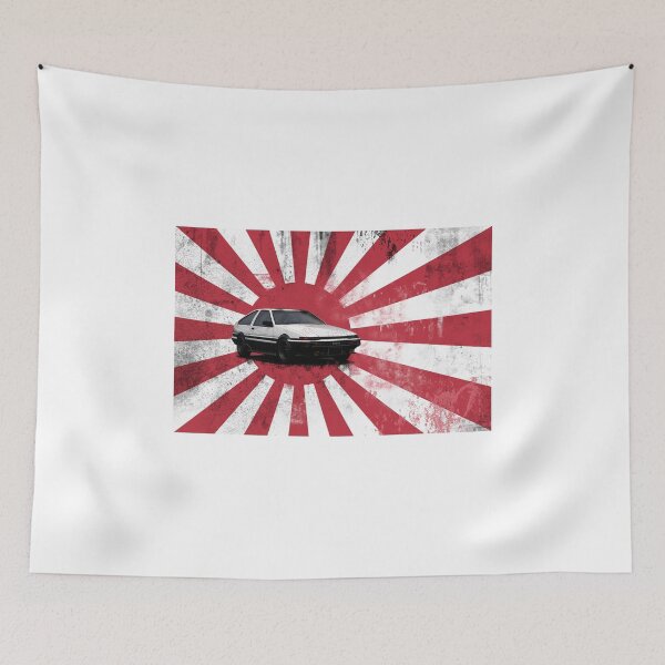 Item preview, Toyota Corolla AE86 Trueno Rising Sun designed and sold by Sam Bean.