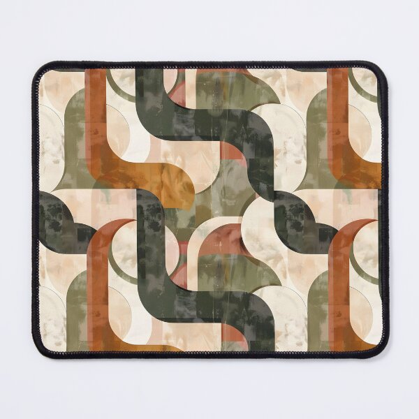Item preview, Abstract Geometric Patterns with Earthy Tones designed and sold by palaco210.