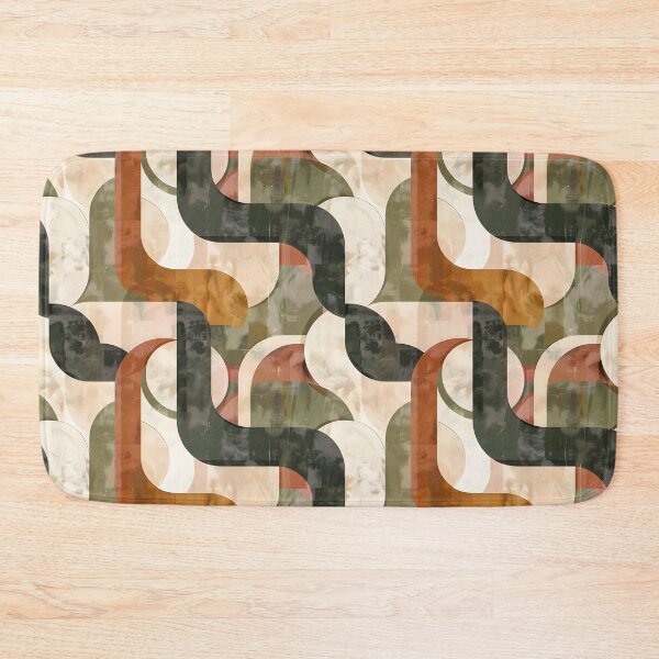 Item preview, Abstract Geometric Patterns with Earthy Tones designed and sold by palaco210.
