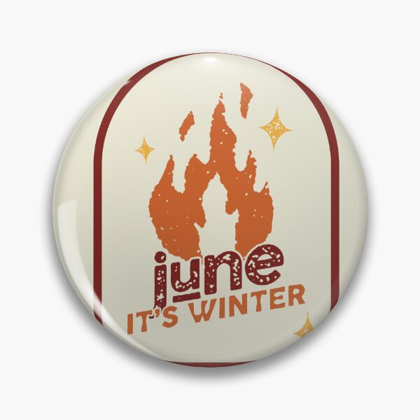 Item preview, June Illustrated Fire Textured Font Poster designed and sold by shopbyrhiannon.