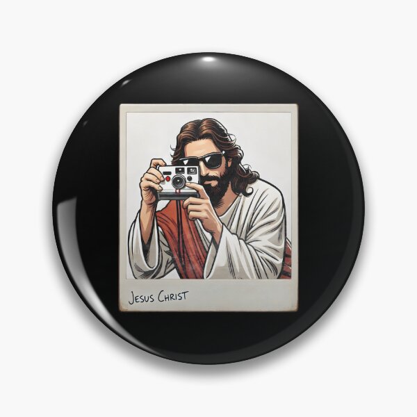 Item preview, Cool Jesus is watching taking a picture  designed and sold by Captain-Jackson.