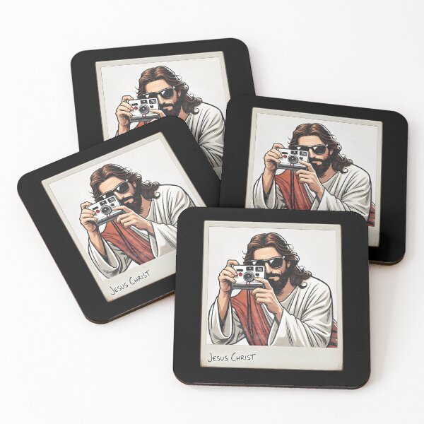 Item preview, Cool Jesus is watching taking a picture  designed and sold by Captain-Jackson.
