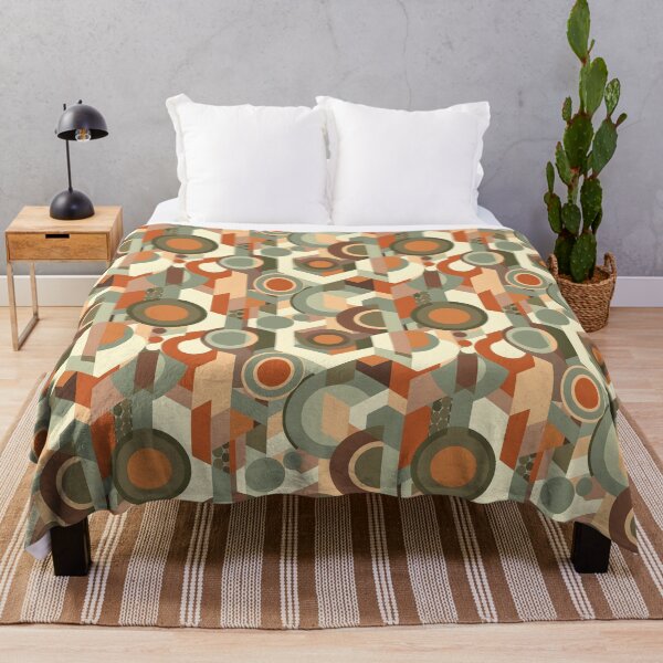 Item preview, Abstract Geometric Patterns with Earthy Tones designed and sold by palaco210.