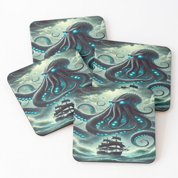 Item preview, Mythical Kraken Rising designed and sold by 0Mystica0.