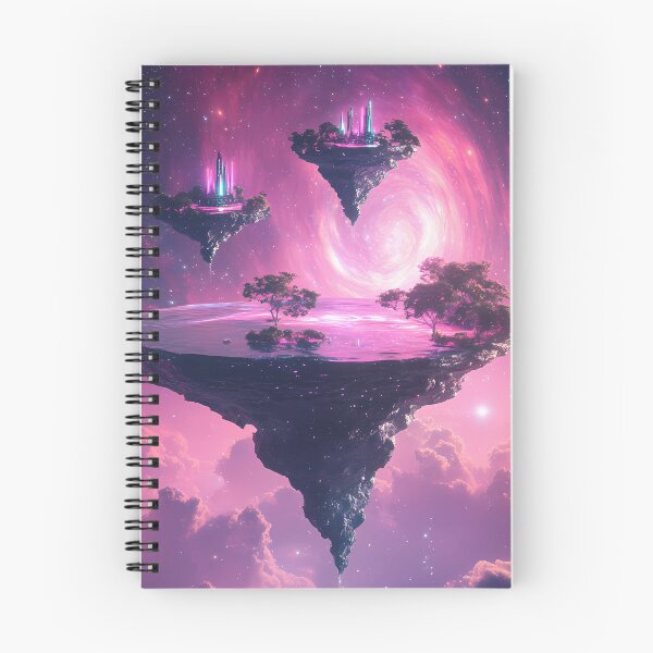 Item preview, Surreal Floating Islands in Cosmic Sky designed and sold by PixelReverb.