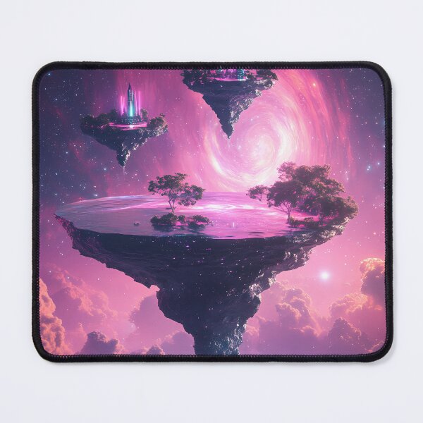 Item preview, Surreal Floating Islands in Cosmic Sky designed and sold by PixelReverb.