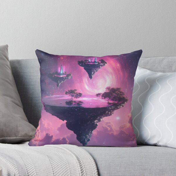 Item preview, Surreal Floating Islands in Cosmic Sky designed and sold by PixelReverb.