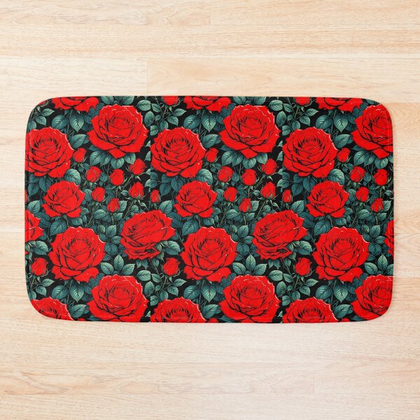 Item preview, Gothic Red Roses Seamless Pattern - Dark Easthetic Lovers designed and sold by Wiss2Arts.