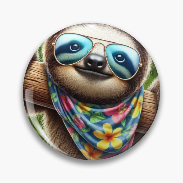 Item preview, Cool Sloth with Aviators designed and sold by Nauert's.