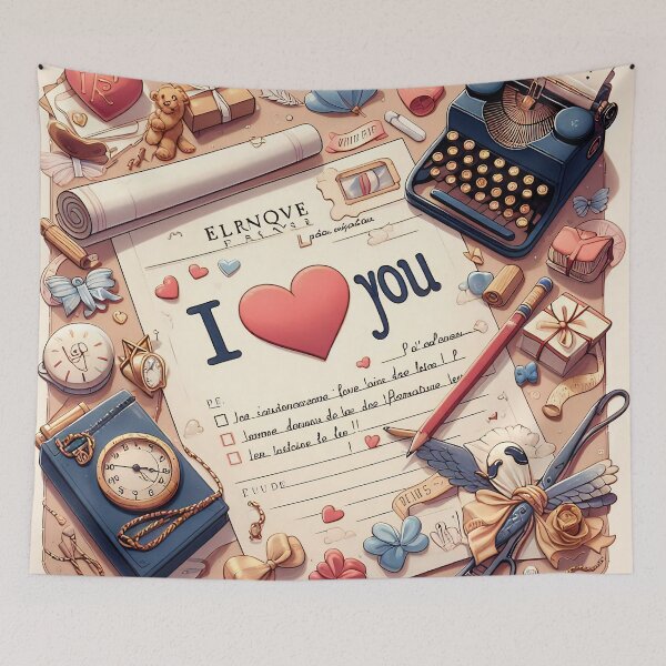 Item preview, Love Letter designed and sold by AwesomeDigiShop.