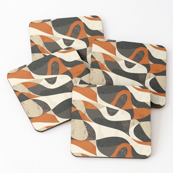 Item preview, Abstract Geometric Patterns with Earthy Tones designed and sold by palaco210.