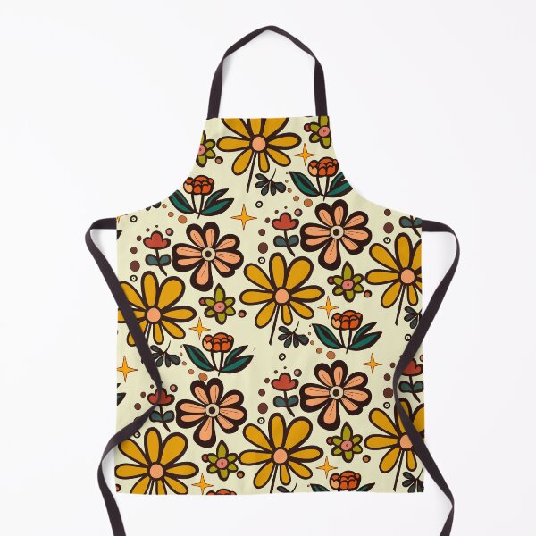 Item preview, Retro Flowers Pattern designed and sold by SwampHagsOG.