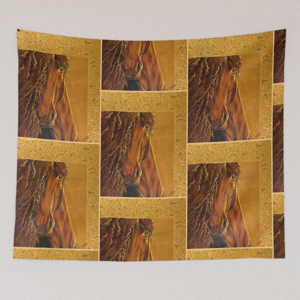 Item preview, Red Sisters: Horse, 2012 by MiraSlava designed and sold by ArtMiraSlava.