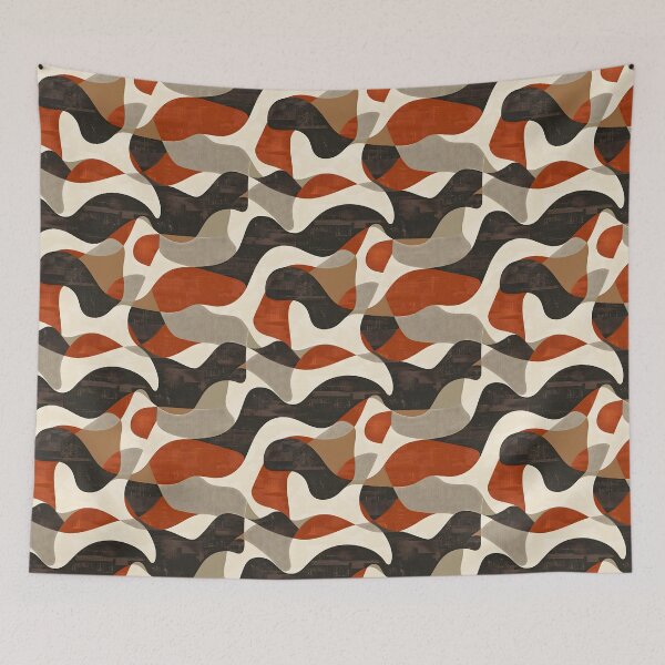 Item preview, Abstract Geometric Patterns with Earthy Tones designed and sold by palaco210.