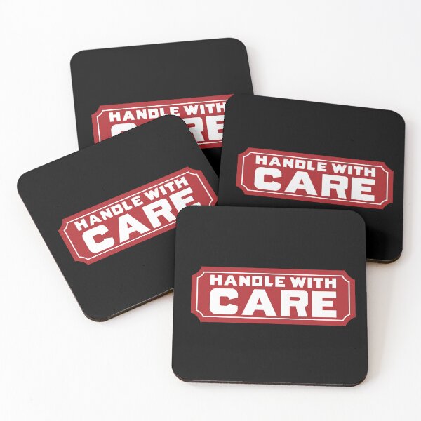Item preview, Handle With Care Postage Label - Victorian Red designed and sold by spiritofarsenic.