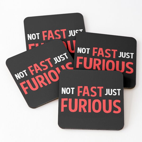 Item preview, Not Fast, Just Furious (White & Red Design) designed and sold by FilipeFerreira.