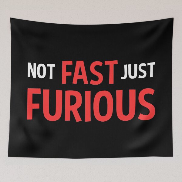 Item preview, Not Fast, Just Furious (White & Red Design) designed and sold by FilipeFerreira.