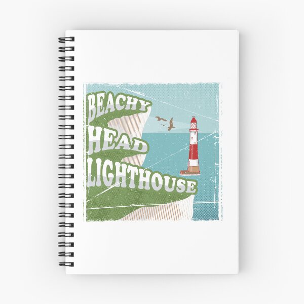 Item preview, Beachy Head Lighthouse Retro poster designed and sold by ekpatterns.