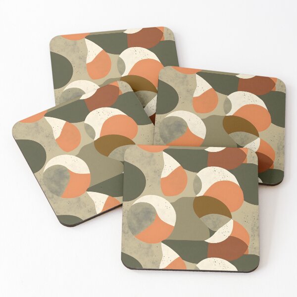 Item preview, Abstract Geometric Patterns with Earthy Tones designed and sold by palaco210.