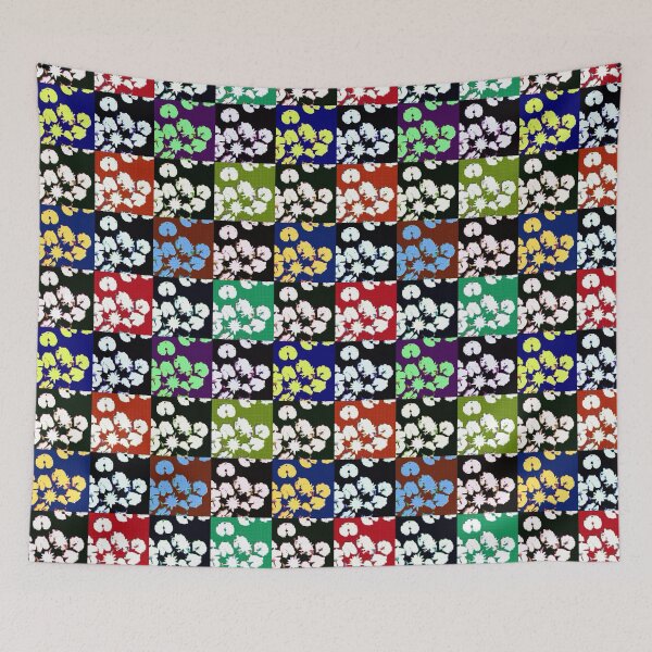 Item preview, Tiny pop art water lilies  designed and sold by Fokarma.
