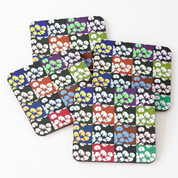 Item preview, Tiny pop art water lilies  designed and sold by Fokarma.
