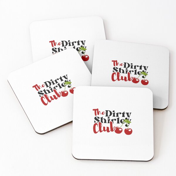 Item preview, The Dirty Shirley Club - Fun & Playful Cherry-Themed Design designed and sold by Stickers by @molllyclare.