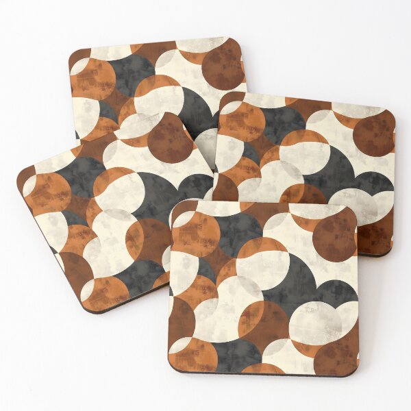 Item preview, Abstract Geometric Patterns with Earthy Tones designed and sold by palaco210.