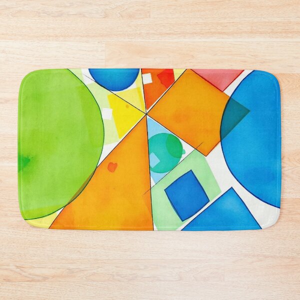 Item preview, Vibrant Abstract Geometry In Watercolor designed and sold by ChrisButler.