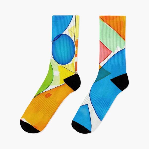 Item preview, Vibrant Abstract Geometry In Watercolor designed and sold by ChrisButler.
