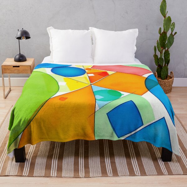Item preview, Vibrant Abstract Geometry In Watercolor designed and sold by ChrisButler.