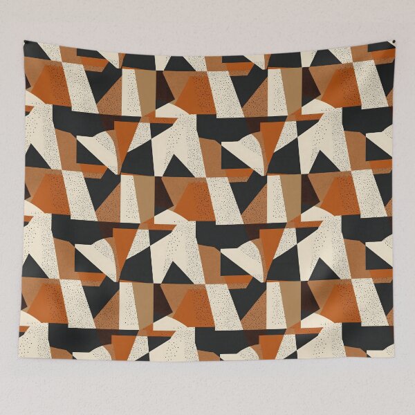Item preview, Abstract Geometric Patterns with Earthy Tones designed and sold by palaco210.