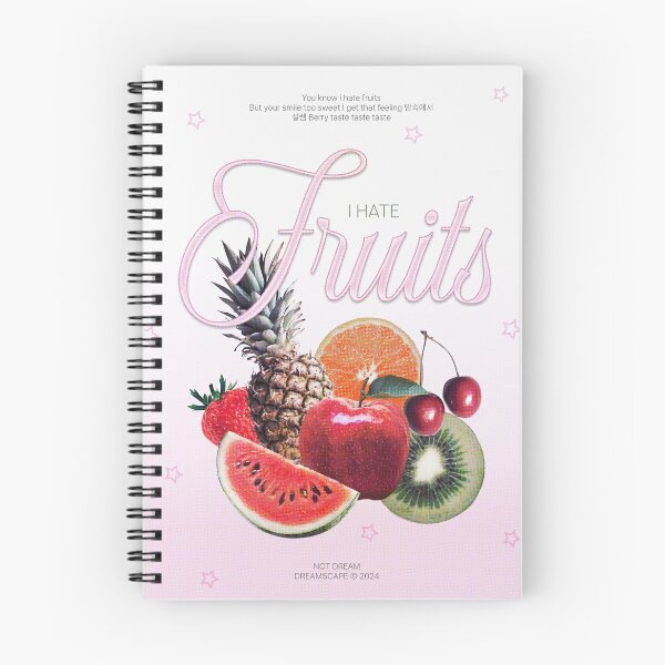 Item preview, i hate fruits | nct dream poster designed and sold by theboredmochi.