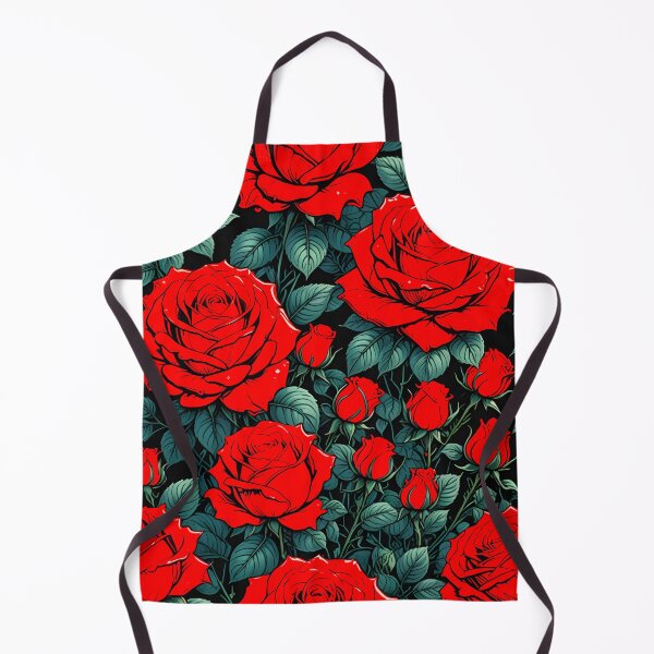 Item preview, Gothic Red Roses Seamless Pattern - Dark Easthetic Lovers designed and sold by Wiss2Arts.