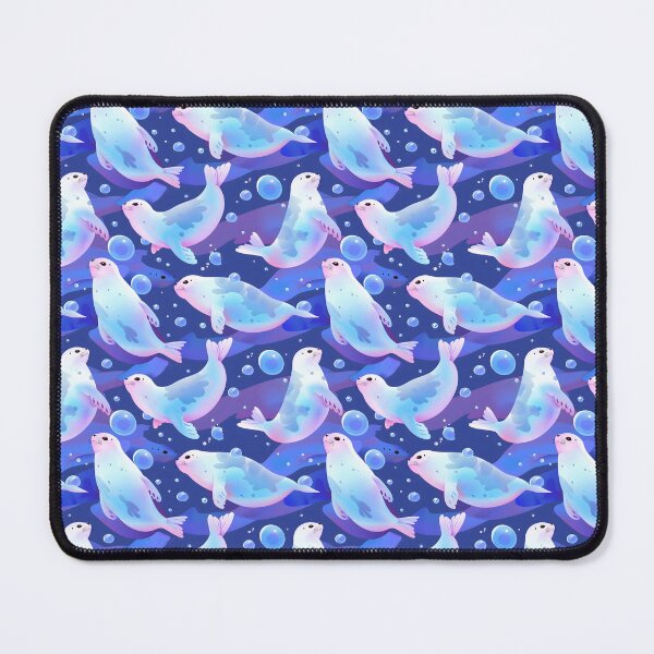 Item preview, Colorful Seal Blue Bubbles Pattern designed and sold by palaco210.