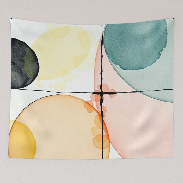 Item preview, Soft Watercolor Circles and Lines designed and sold by ChrisButler.