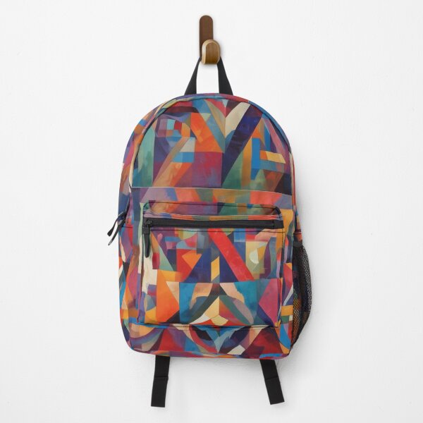 Item preview, Koda - Abstract Geometric Bright Oil Painting Design designed and sold by TrashPandaCreative.