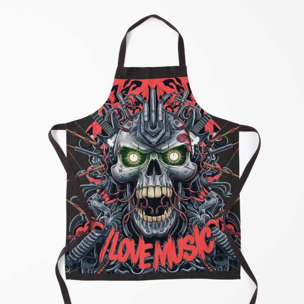 Artikelvorschau, Metalhead Schädel entworfen und verkauft von Thaivi Design.