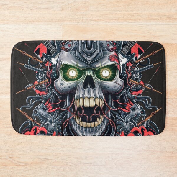 Artikelvorschau, Metalhead Schädel entworfen und verkauft von Thaivi Design.