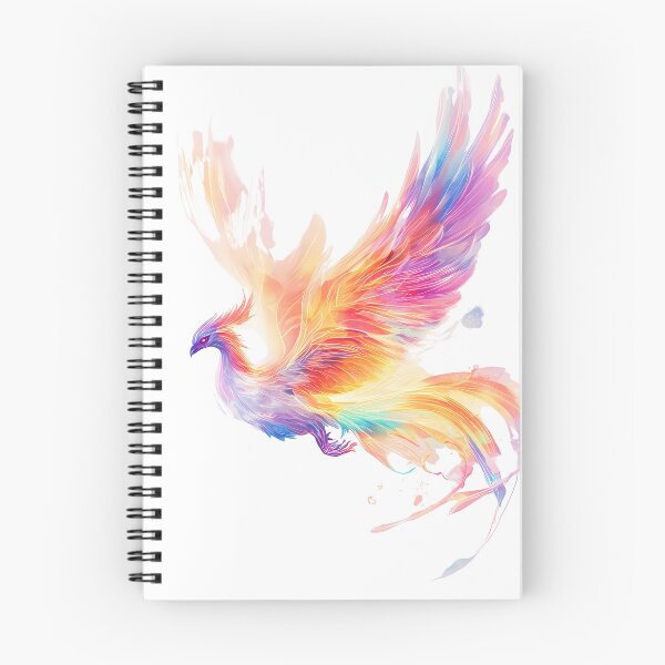 Item preview, Radiant Watercolor Phoenix in Flight designed and sold by PixelReverb.
