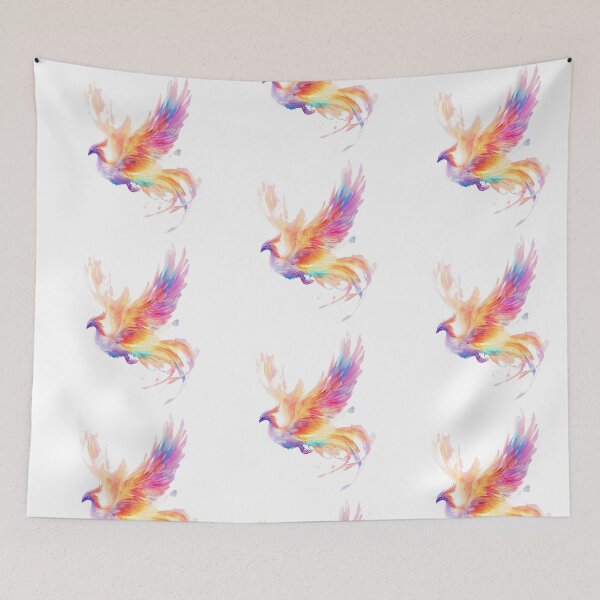 Item preview, Radiant Watercolor Phoenix in Flight designed and sold by PixelReverb.