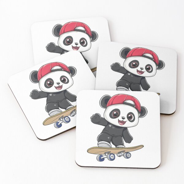 Item preview, Playful Panda Skateboarding Adventure designed and sold by GraphicResource.