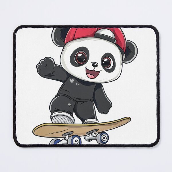 Item preview, Playful Panda Skateboarding Adventure designed and sold by GraphicResource.
