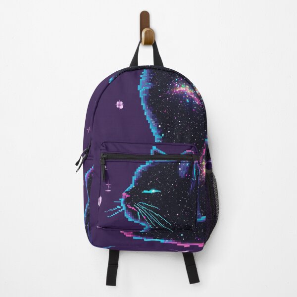 Item preview, Pixelated Cosmic Cat with Starry Glow designed and sold by PixelReverb.