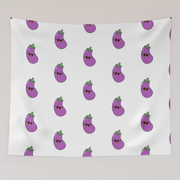 Item preview, Kawaii Egplant designed and sold by kawaiilife.