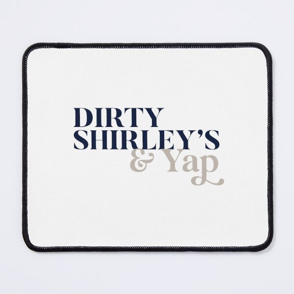 Item preview, Dirty Shirley’s and Yap in Midnight Blue and Cream - Fun Cocktail Design designed and sold by Stickers by @molllyclare.