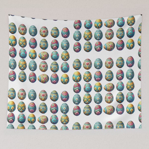Item preview, Whimsical Hand-Painted Easter Eggs designed and sold by KittyKatto.