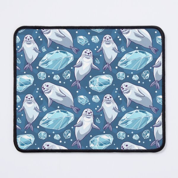 Item preview, Seal Blue Bubbles Pattern designed and sold by palaco210.